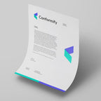 Letterhead with Conformify logo on a gray background